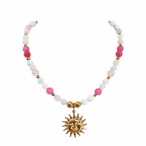 Handmade Natural Stone Chunky Necklace